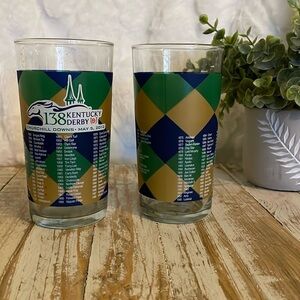 2012 Churchill Down Kentucky Derby glasses